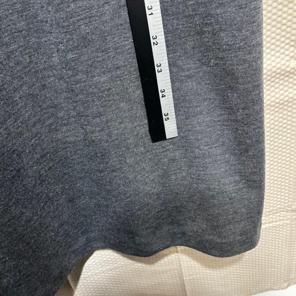 Long Tall Sally LTS Women's Gray Knit Dress Size M Zipper Pockets 3/4 Sleeve - Picture 8 of 11